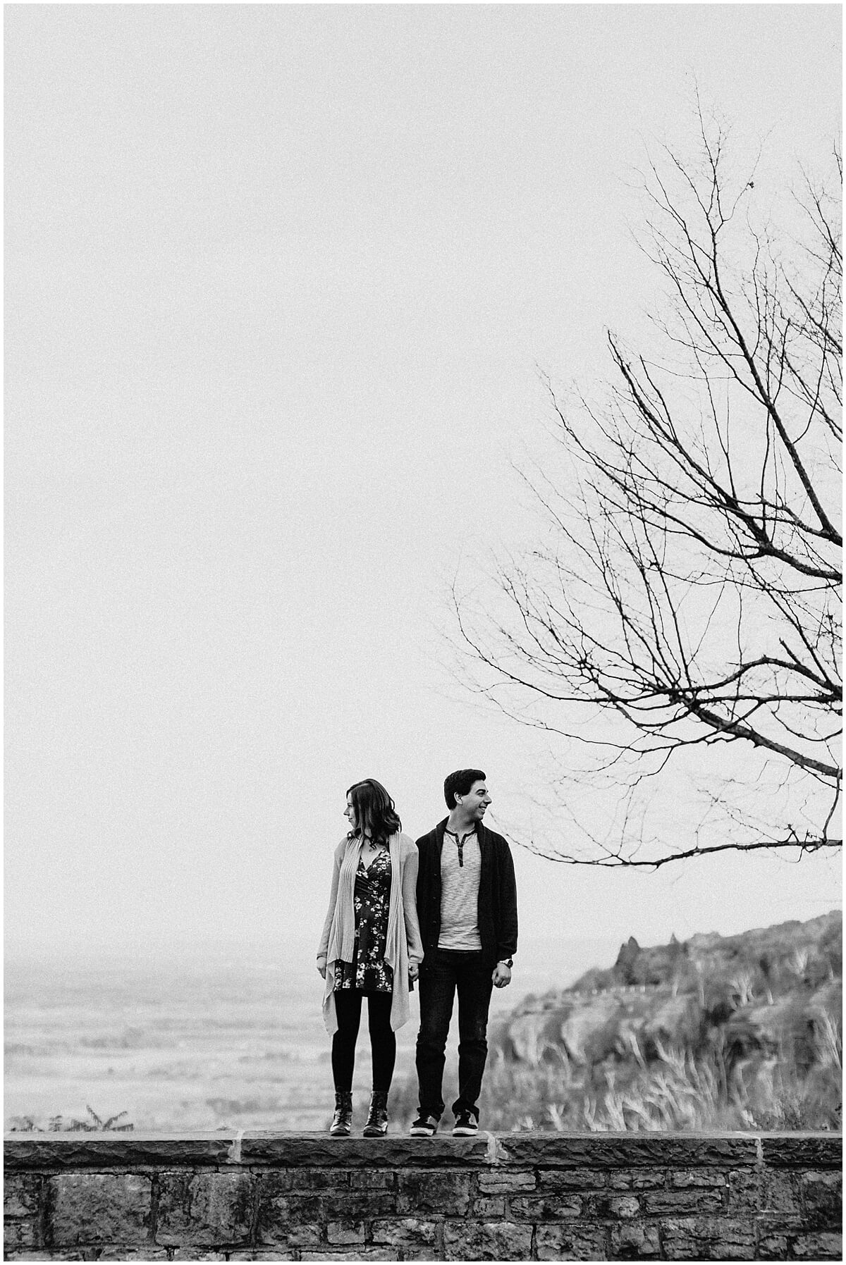 albany new york wedding photographer thacher park engagement photo shoot overlook mountain upstate couple portraits