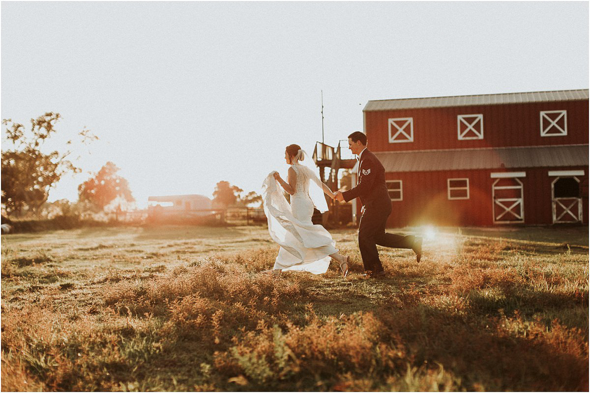 Rustic Backyard Fall Southern Charming Alabama Barn Simple Wedding